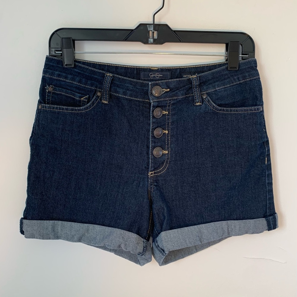 Jessica Simpson Midi Jean Shorts